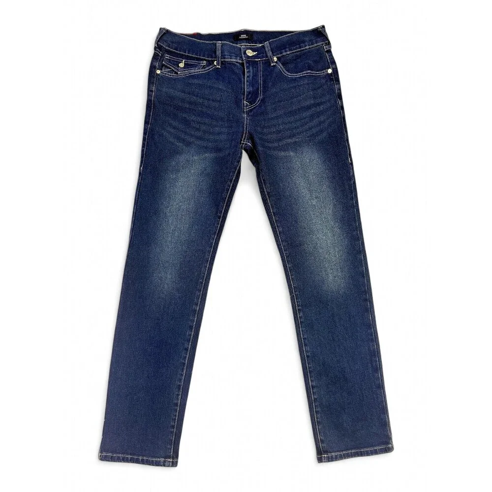 True Religion Men's Relaxed Fit Jeans Waist‎ 32 Dark Wash